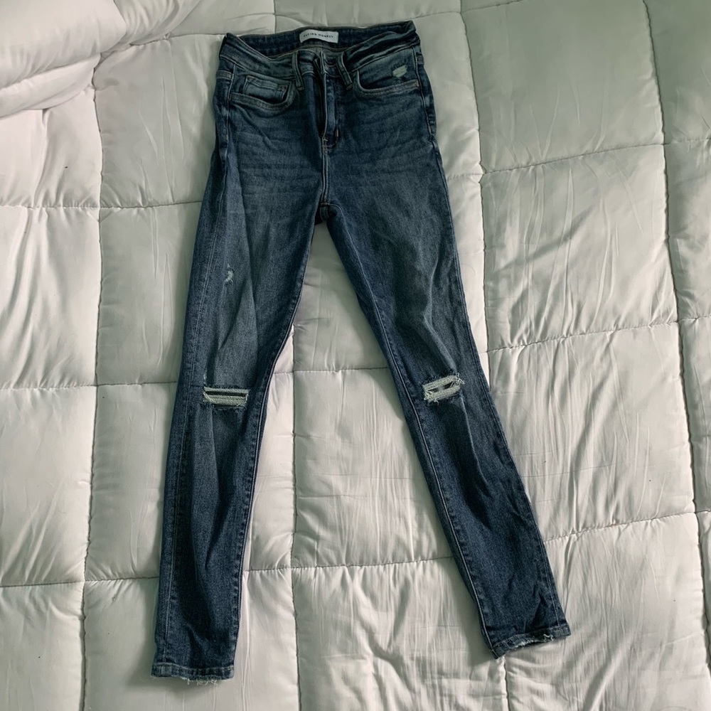 Flying monkey ripped jeans